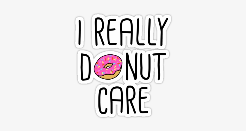 I Donut Care Tumblr - Doughnut, transparent png