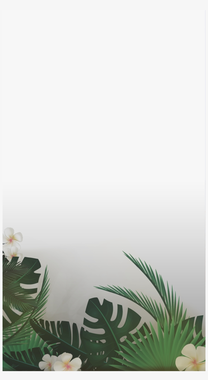 Tropical Leaf - Green Leaf Snapchat Filter, transparent png