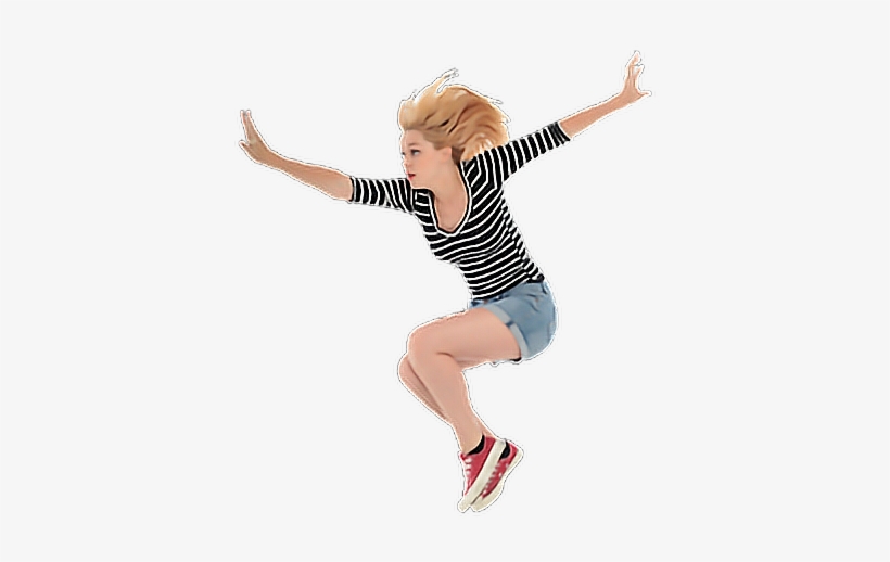 Ftestickers Girl Jump - Girl Jump, transparent png