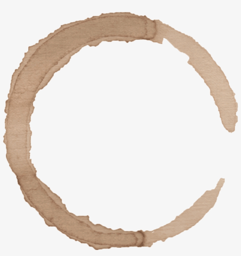 Handmade Coffee Cup Stains - Drawing, transparent png