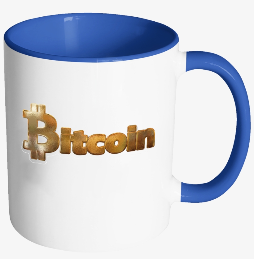 Bitcoin Gold Logo Accent Mug - Bible Emergency Numbers Mug - Christian Gifts For Women, transparent png