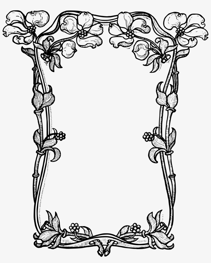 Stock Images Dogwood Flower Frame Clip Art & Vector, transparent png