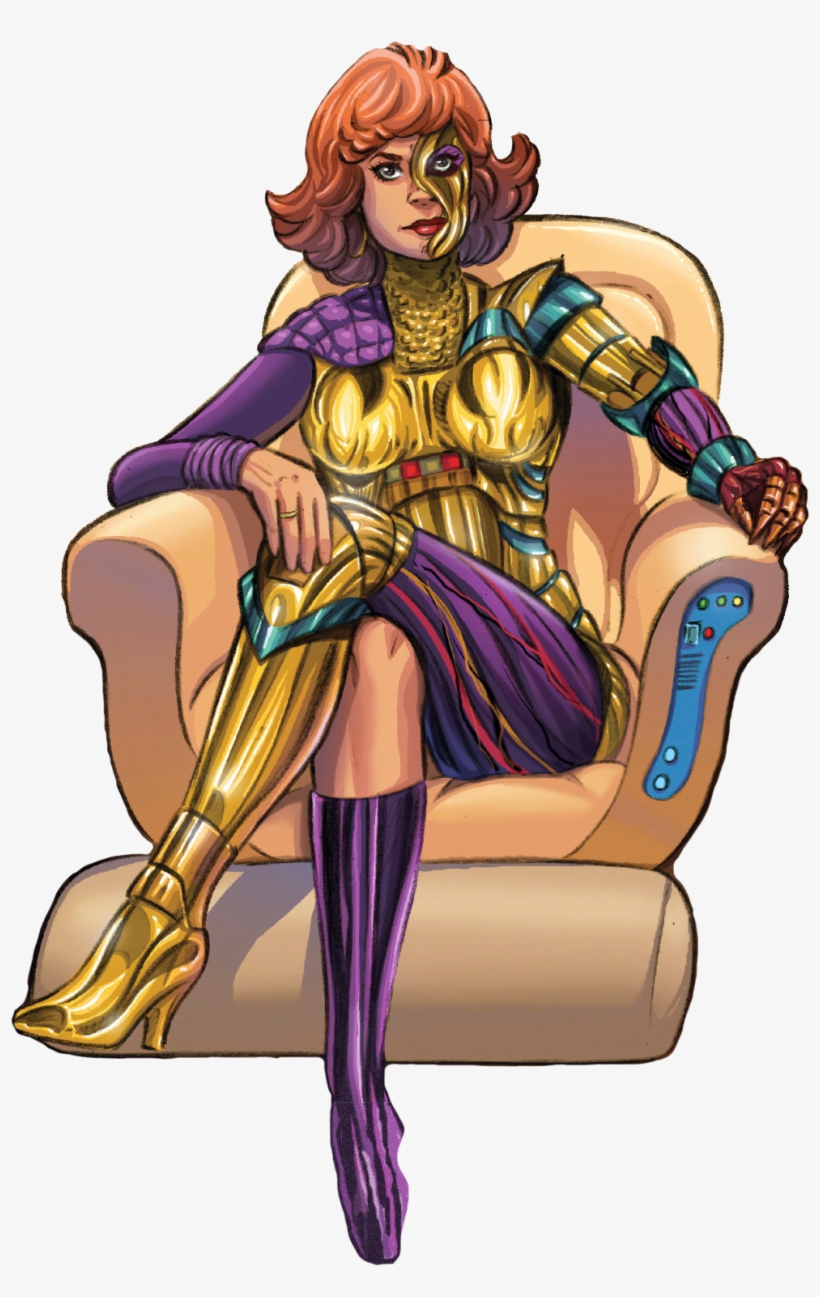 Doctor Cyber Gloria Marquez Ww77mbw 02 - Doctor Cyber Wonder Woman 77, transparent png