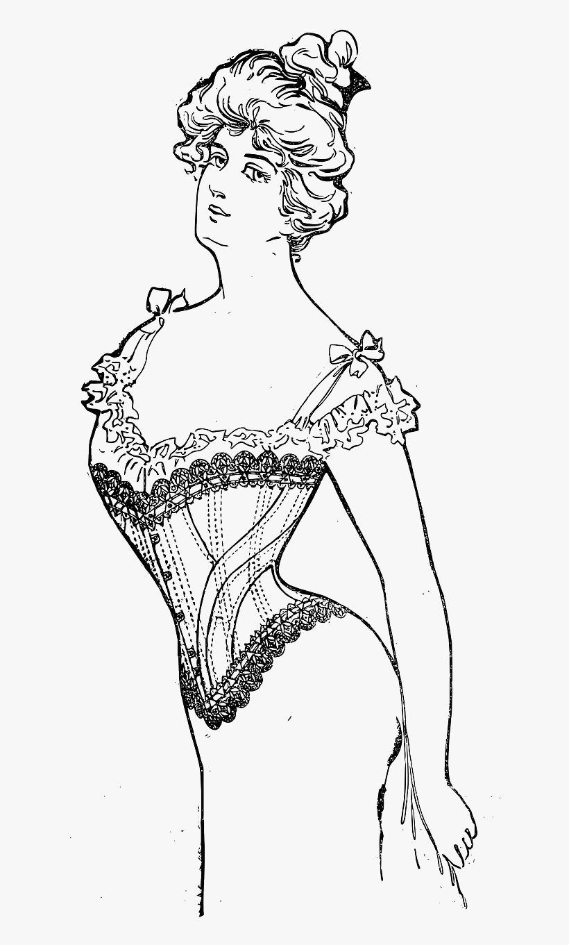 Tight Bra Model - Vector Corset, transparent png