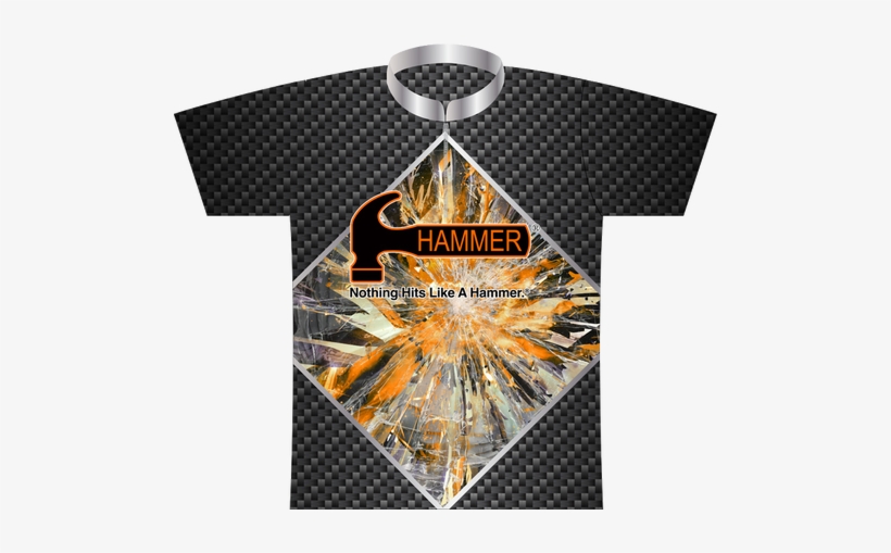 Hammer Cracked Glass Express Dye Sublimated Jersey - Hammer Bowling, transparent png