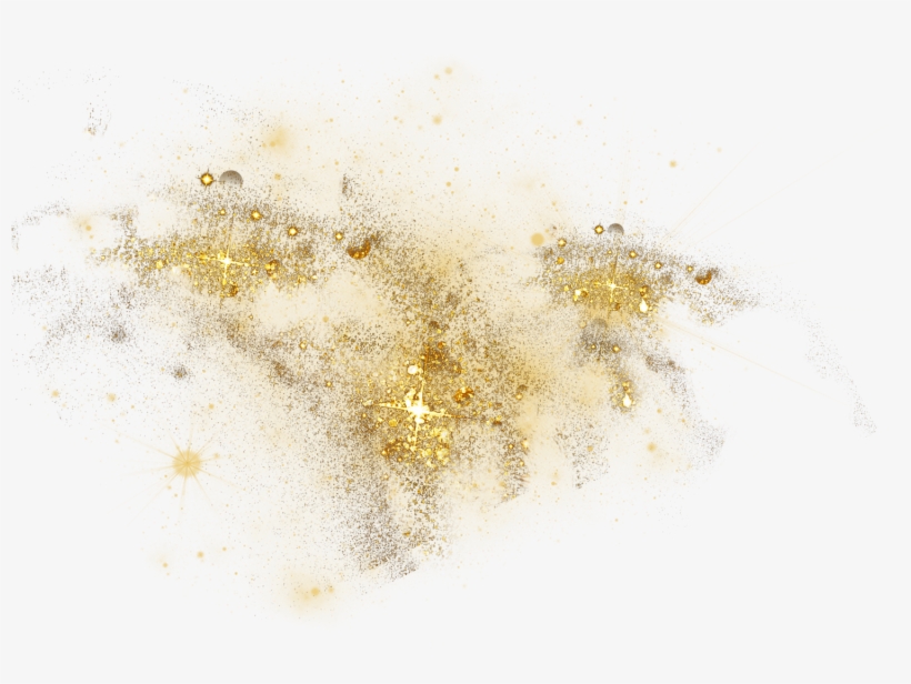 Clip Black And White Library Gold Dust Sparkles Glitter - Parboiled Rice, transparent png