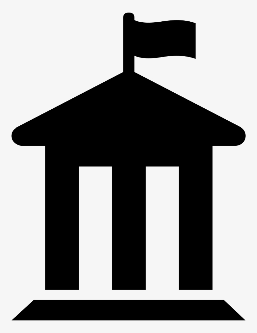 City Hall Silhouette - Municipality Icon, transparent png