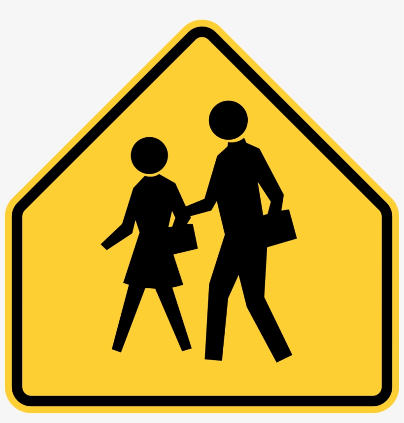 Mutcd S1-1 - School Zone Sign, transparent png