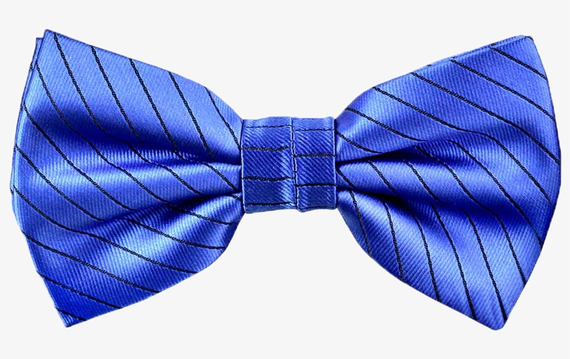 Lined Isaac Bow Tie In Cobalt Blue - Formal Wear, transparent png