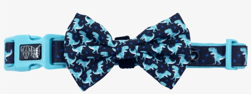 Dino-mite Dinosaur Comfort Dog Collar And Bowtie - Paisley, transparent png