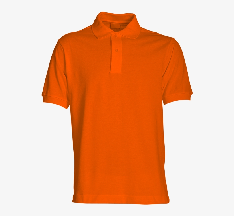 Plain Polo Shirt Orange - Green Polo Shirt Plain, transparent png