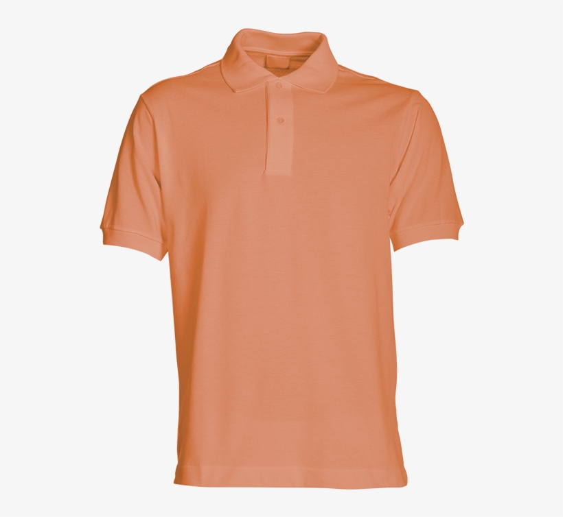 Plain Polo Shirt Peach - Peach Polo Shirt Png, transparent png