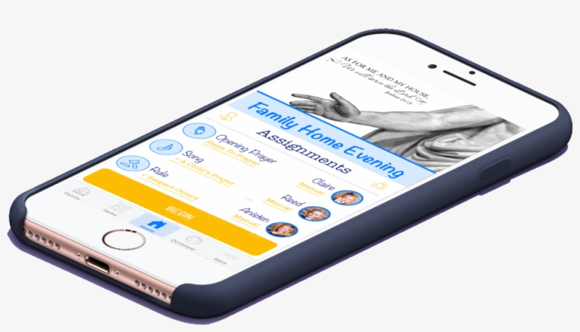 Lds Father Creates Iphone App To Make Managing Family - Smartphone, transparent png