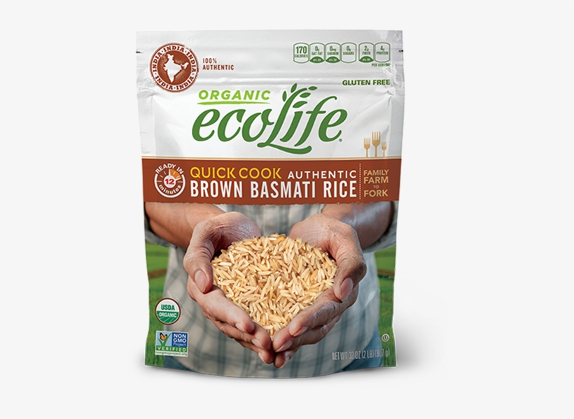 Authentic Quick Cook Brown Basmati Rice Ecolife Basmati Rice