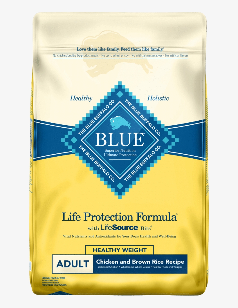 Life Protection Formula Healthy Weight Chicken & Brown - Blue Buffalo Dog Food Healthy Weight, transparent png