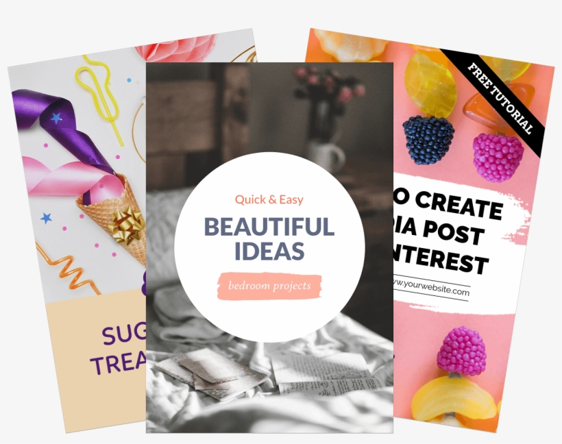 Pinterest Template To Create Custom Pins - Strawberry, transparent png