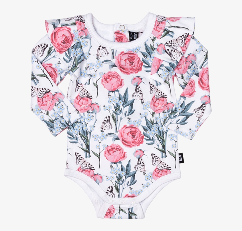 Rock Your Baby Forget Me Not Bodysuit Oatmeal - Swimsuit Bottom, transparent png
