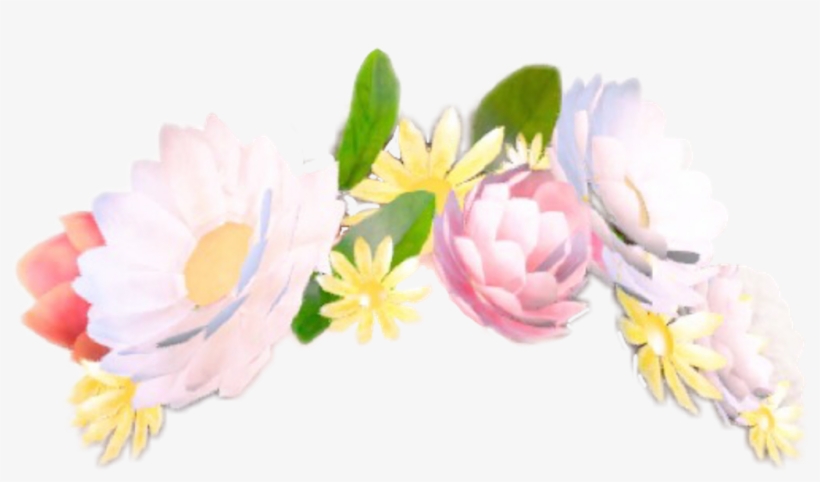 Snapchat Flower Crown Transparent - Transparent Snapchat Flower Crown, transparent png