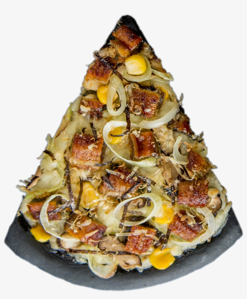 Unagi Japanese Leek Pizza - Fast Food, transparent png