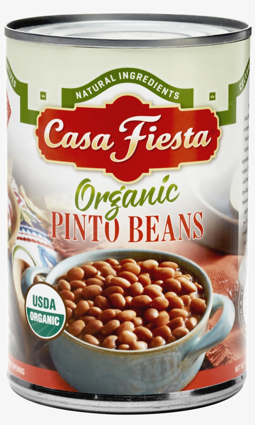 Organic Pinto Beans Can Cfedits - Refried Beans, transparent png