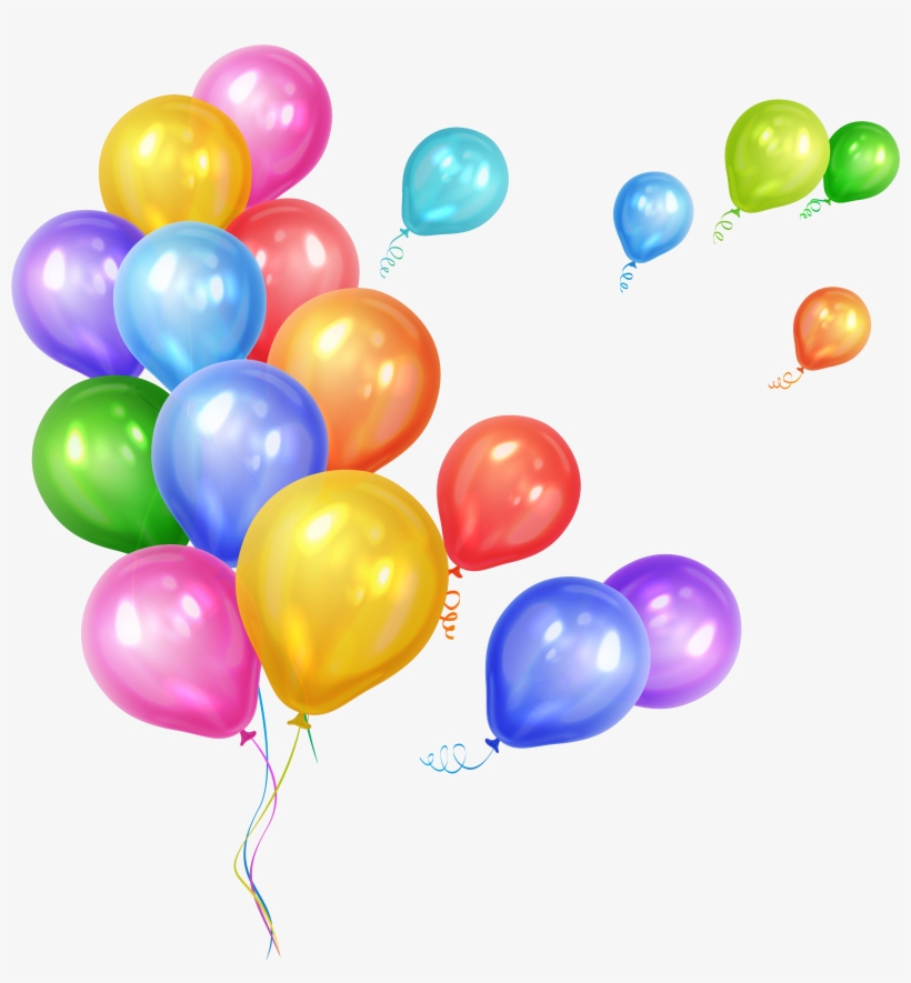Balloon Party Birthday - Globos De Gas Png, transparent png