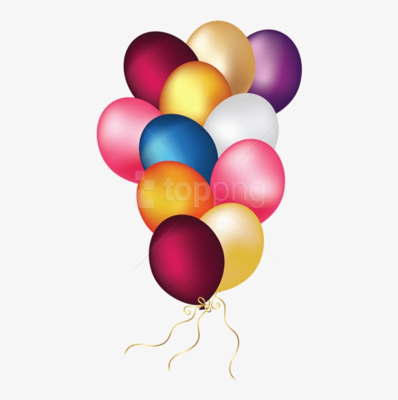 Free Png Download Colorful Balloons Transparent Png - Globos De Cumpleaños Png, transparent png