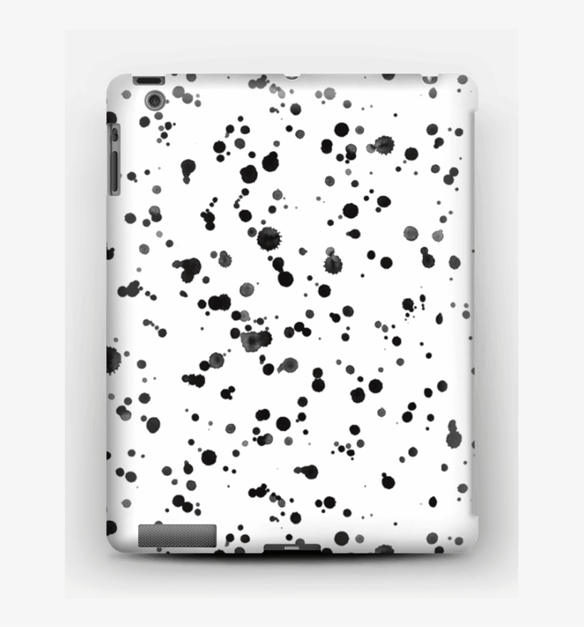Paint Drops Case Ipad 4/3/2 - Witte Spetters Png, transparent png