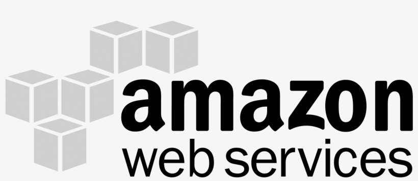 Amazon Web Services B&w - Graphics, transparent png