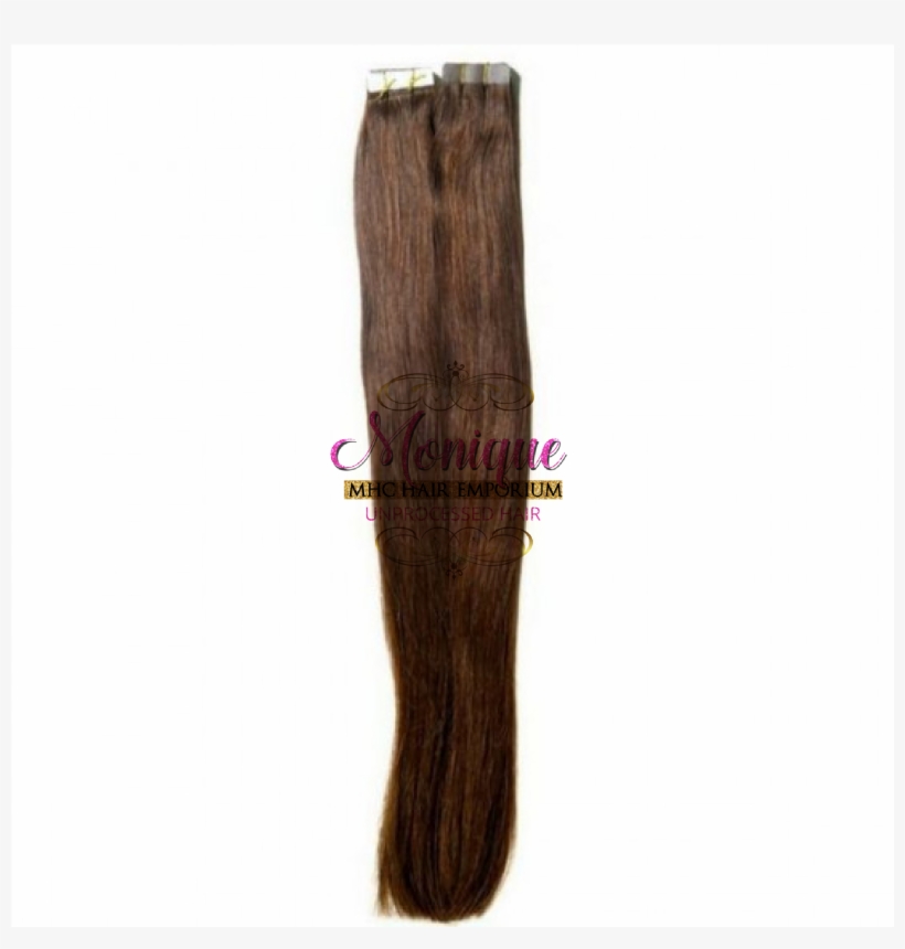 Chocolate Brown Tape-in Extensions - Lace Wig, transparent png