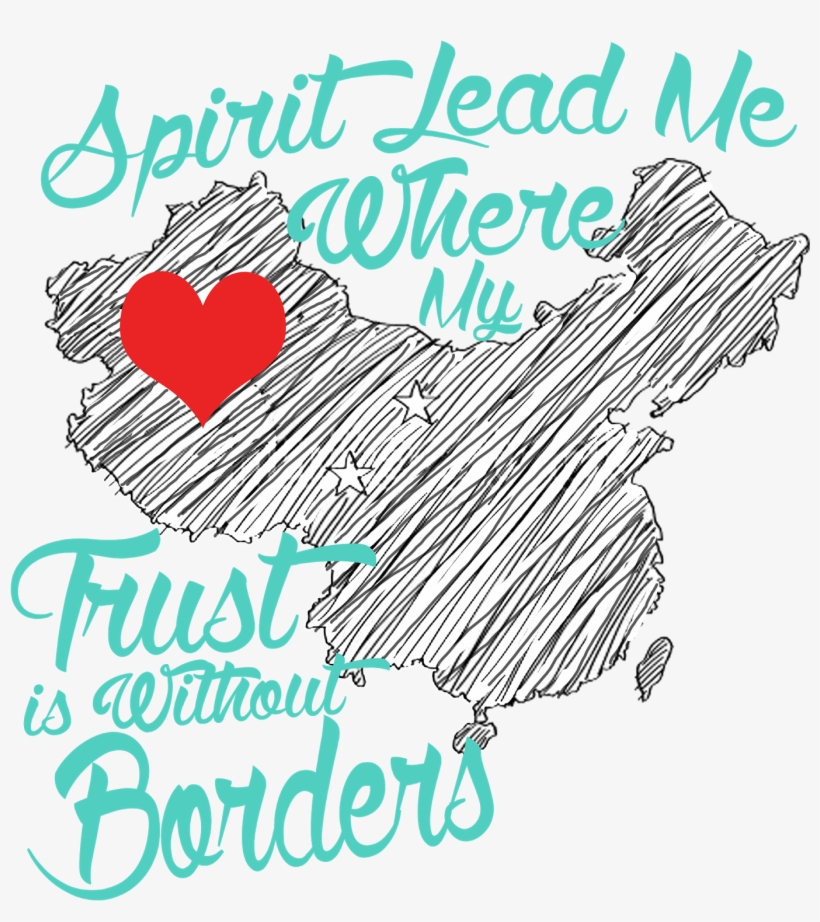 Lead Me Where My Trust Is Without Borders Wallpaper - Heart, transparent png