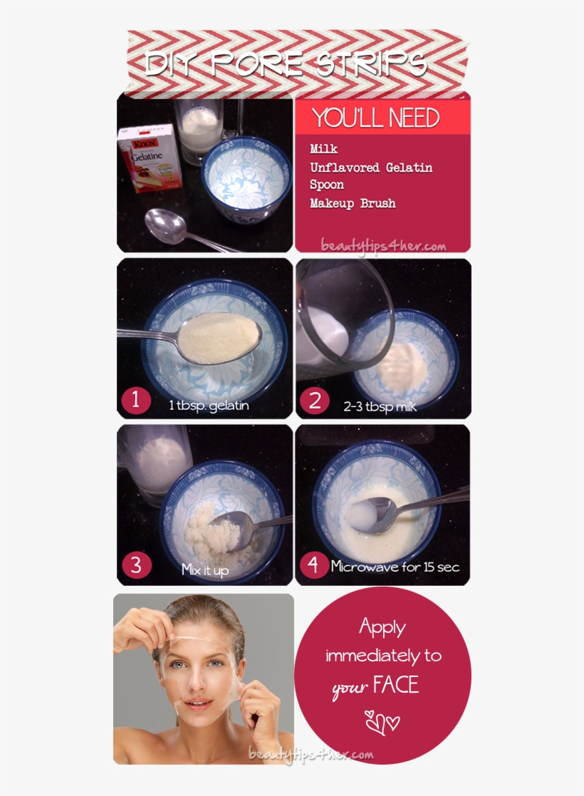 Diy “pore Strips” Mask Are You Kidding - Homemade Blackhead Remover Mask, transparent png