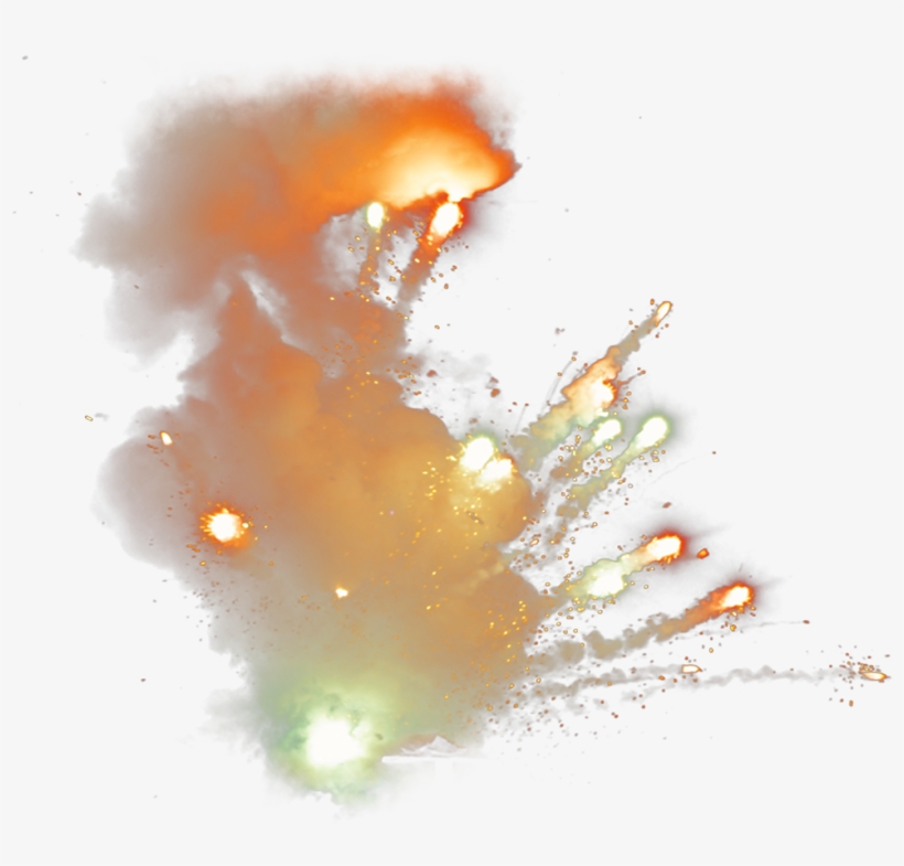 Dust Transparent Orange - Watercolor Paint, transparent png
