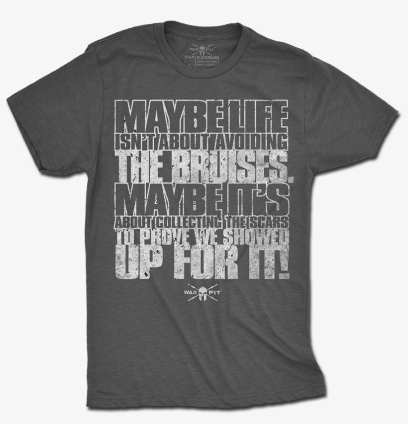 Bruises Tee - Monochrome, transparent png