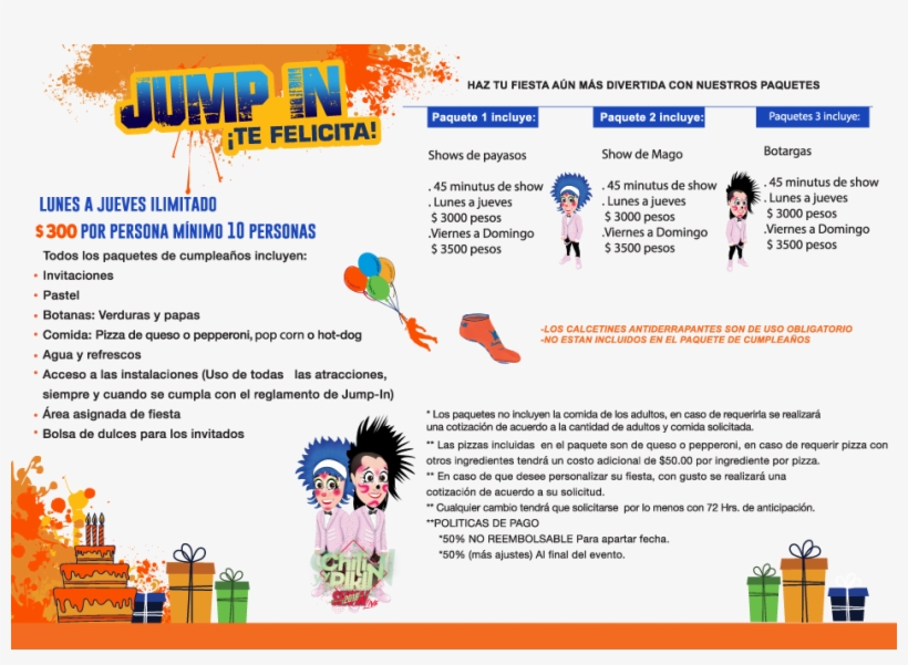 Interesting Recuerda Que En Jump In Cuernavaca Puedes - Jumpin Miramontes Precios, transparent png