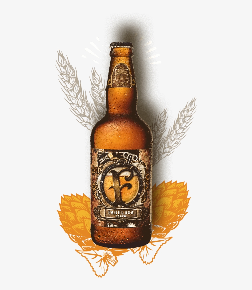 Imagem Cerveja Fabulosa - Beer Bottle, transparent png