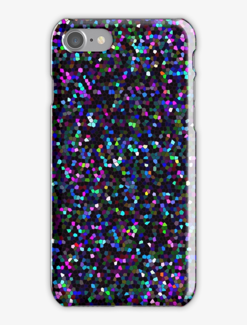 Mosaic Glitter Texture Iphone 7 Snap Case - Mobile Phone Case, transparent png
