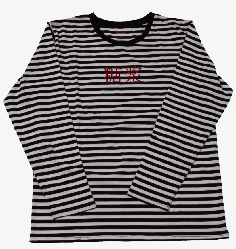 Image Of Ss18 B/w Striped Long Sleeve Tee - Comme Des Garcons Play X Matt Groening, transparent png