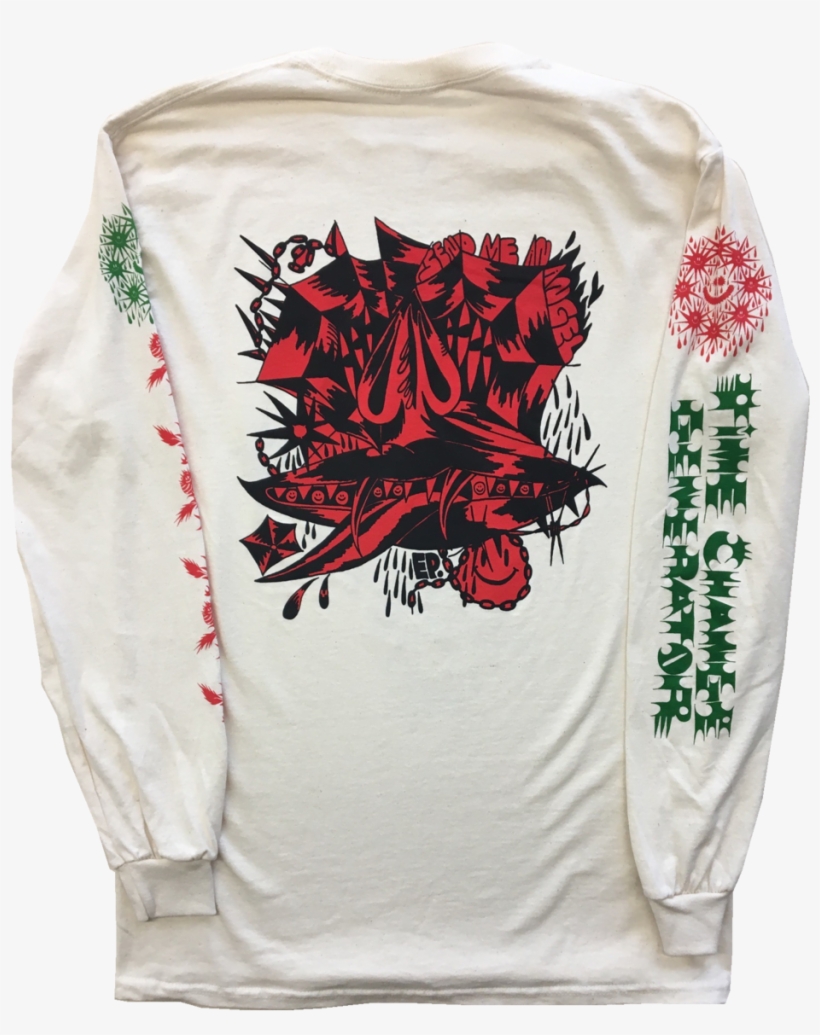 "send Me An Angel" Longsleeve By Eddie Perrote The - Long-sleeved T-shirt, transparent png
