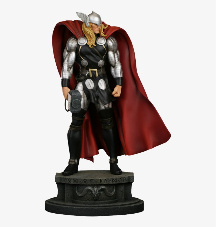 Bowen Designs Thor Modern Museum Polystone Statue - Classic Marvel Thor Bowen, transparent png