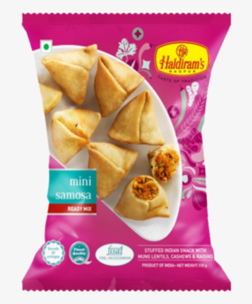 Haldirams Mini Samosa 200g, transparent png