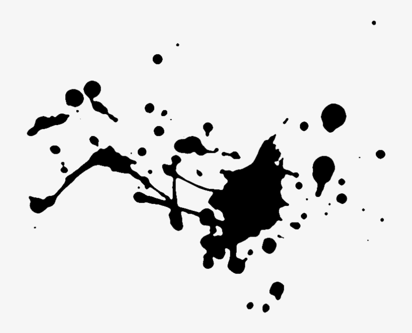 Pintura Png - Manchas De Pintura Negras Png, transparent png