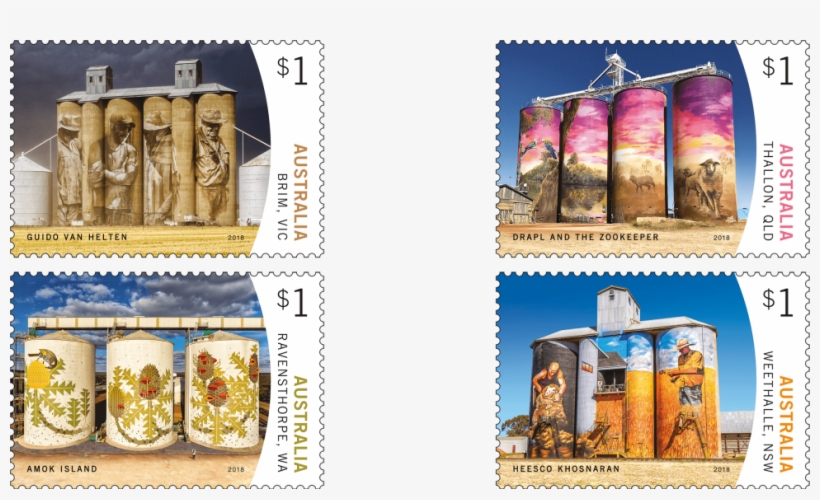 Silo Art - Banksia Baxter Amok Island, transparent png