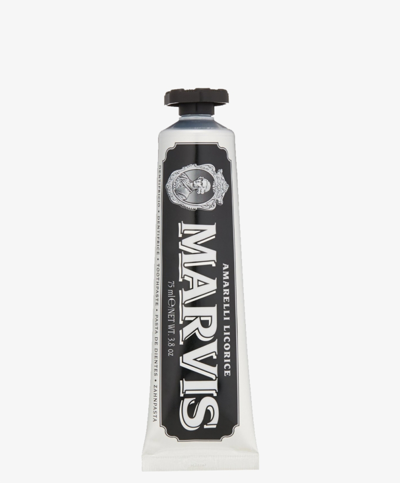 Marvis Amarelli Licorice Mint Toothpaste - Lucozade, transparent png