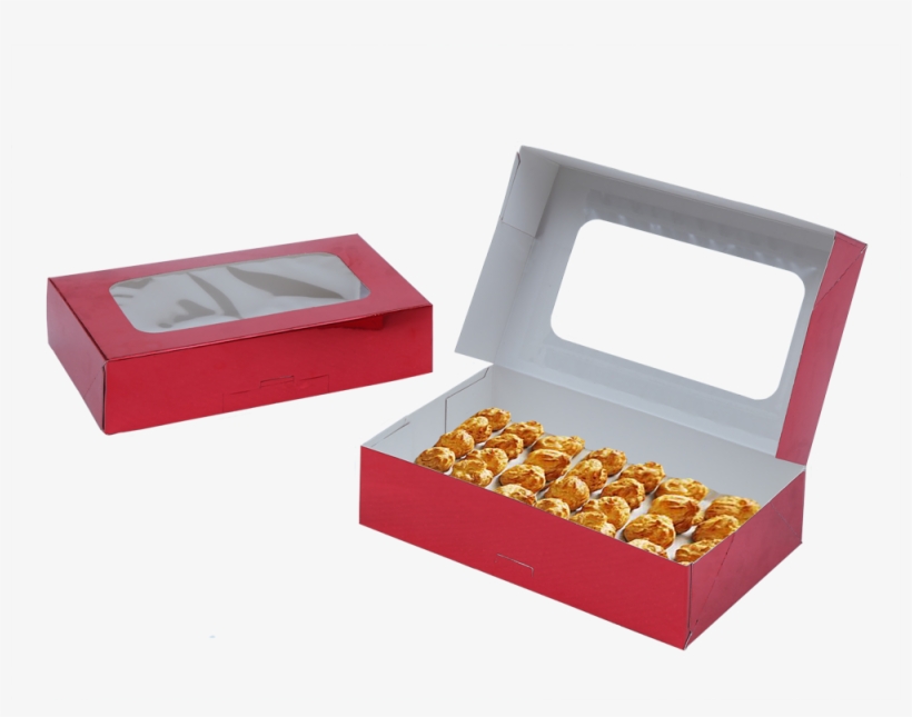Plain Cookie Box With Window Auto Box - Box, transparent png