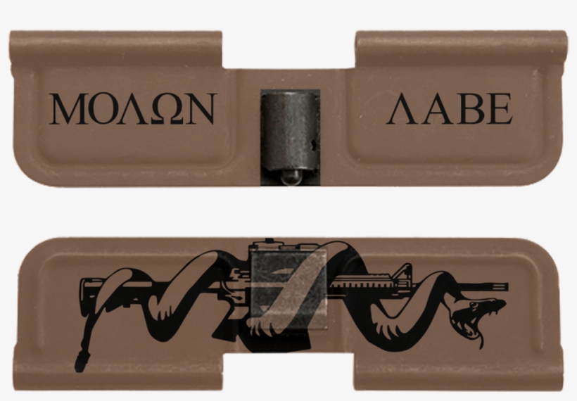 Molon Labe Snake - Wallet, transparent png