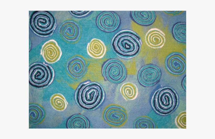 Aqua Swirls Placemats Set Of - Circle, transparent png