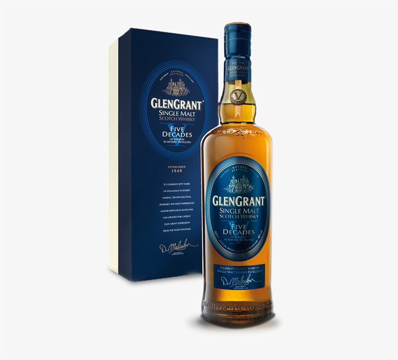 Glen Grant Five Decades, transparent png