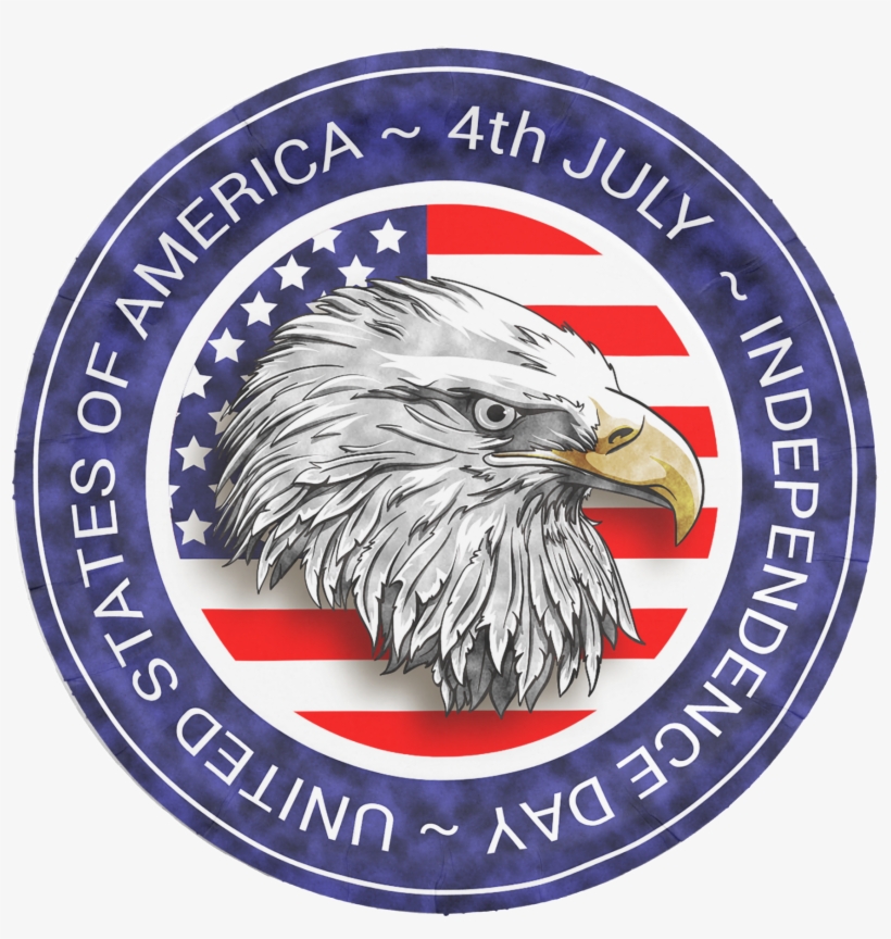 Happy Independence Day - Bald Eagle, transparent png