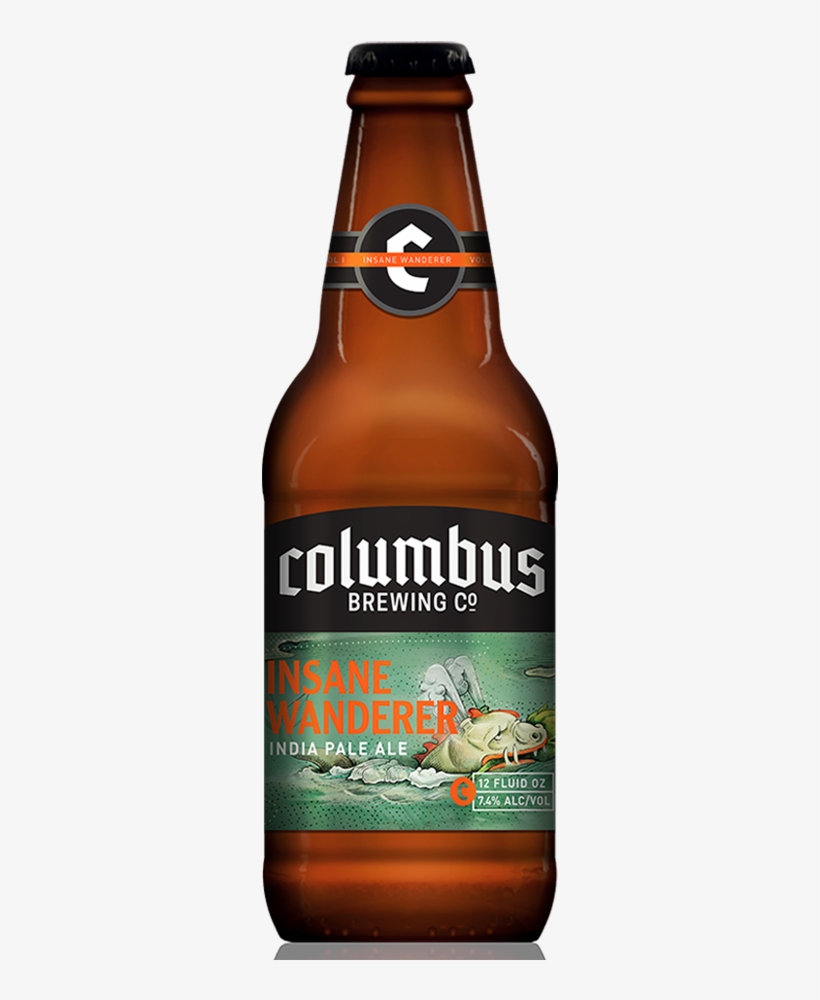 Cbc Insane Wanderer Bottle - Columbus Brewing Insane Wanderer, transparent png