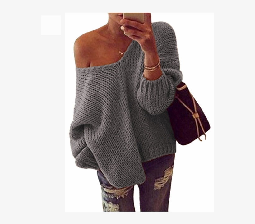 6 Colors Sexy Plain Women's Pullover Jumper Sweaters - Big Sweatshirts And Ripped Jeans, transparent png